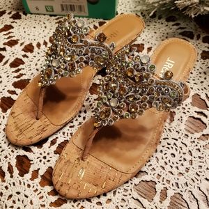 Jeweled sandals